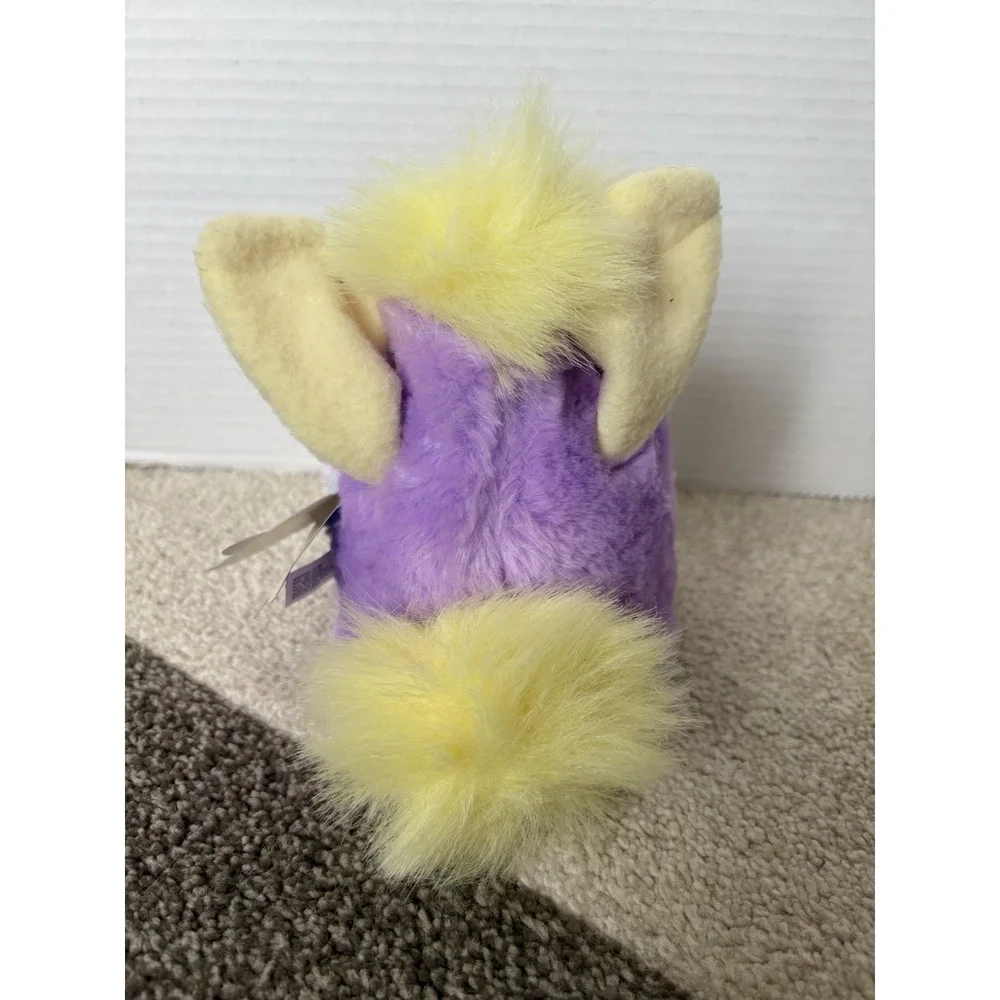 Vintage Furby Purple Yellow Springtime Blue Eyes Limited Edition Works 1999